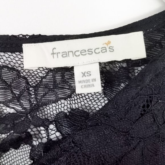 FRANCESCA'S Mya Bell Flutter Sleeve Shift Dress XS - Picture 7 of 7